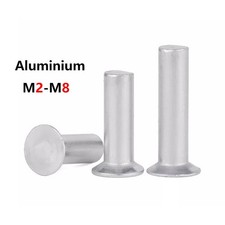 Solid Aluminium Countersunk Head Rivets DIN 661 M2 M3 M4 M5 M6 M8