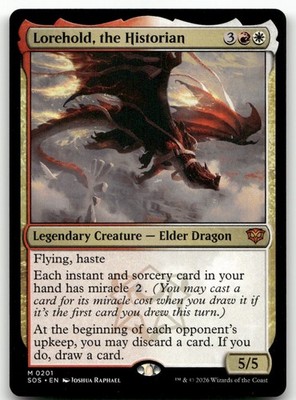 Lorehold, the Historian #201 (NM) Secrets of Strixhaven SOS Magic MTG