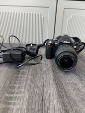 Nikon D60 DSLR Camera + 18-55mm VR Lens & MH-23 Charger - Untested / Spare Parts