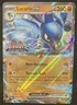 2025 Pokemon Lucario ex 051/131 Prismatic Evolutions Stamped Small Crease