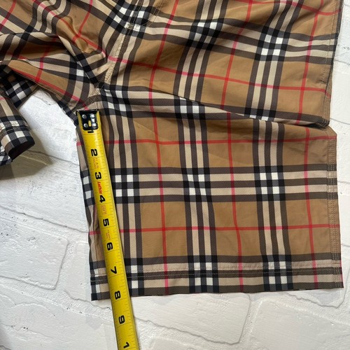 Burberry boys beige multi nova-check print swim shorts sz 14Y - Picture 15 of 18