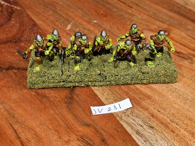 D&D Mantic Warhammer North Star Oathmark Goblin Infantry Slaves x8 Well Painted