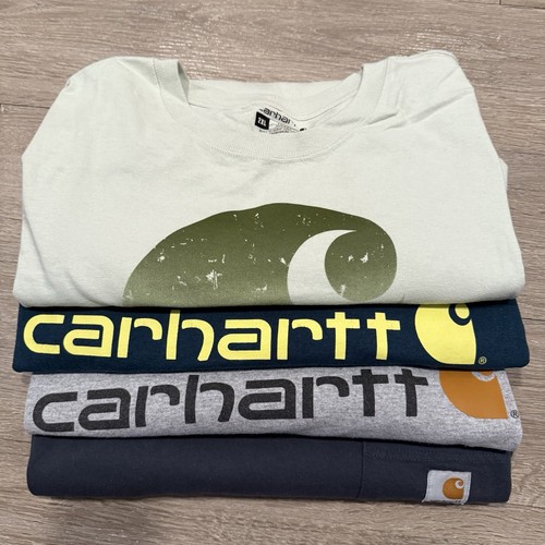 Carhartt T-Shirt Men's 2XL Short Sleeve Loose fit Pocket T Lot of 4