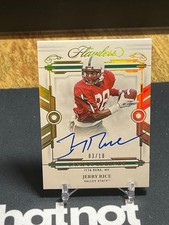 Jerry Rice 2022 Flawless Campus Legends Auto #/10 HOF 49ers MVSU 