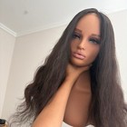 Dark Brown Wavy Lace Front Wig Glueless Middle Part for Women Natural Look — photo 3