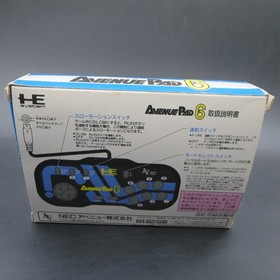 PC Engine Avenue Pad 6 Controller NAPD 1002 OEM Boxed