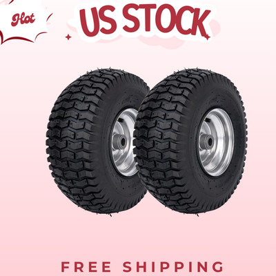 15x6.00-6 Front Tire & Rim for John Deere/Craftsman Riding Mowers