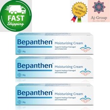 3 Pack X Bepanthen Moisturizing Cream For Damaged Skin 30 gram FAST SHIPPING