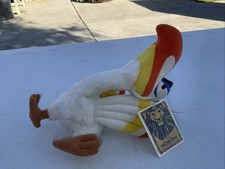 Disney Lion King Zazu Plush Figure. Okay Condition