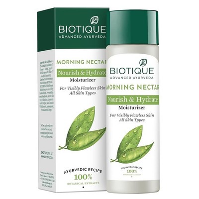 BIOTIQUE Morning Nectar Flawless Skin Moisturizer Lotion All Skin Types L 190Ml