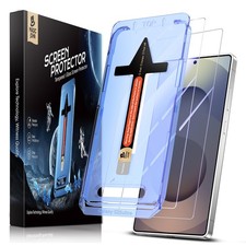 MAGIC JOHN 2 Pack for Samsung Galaxy S25 Ultra Tempered Glass Screen Protecto...