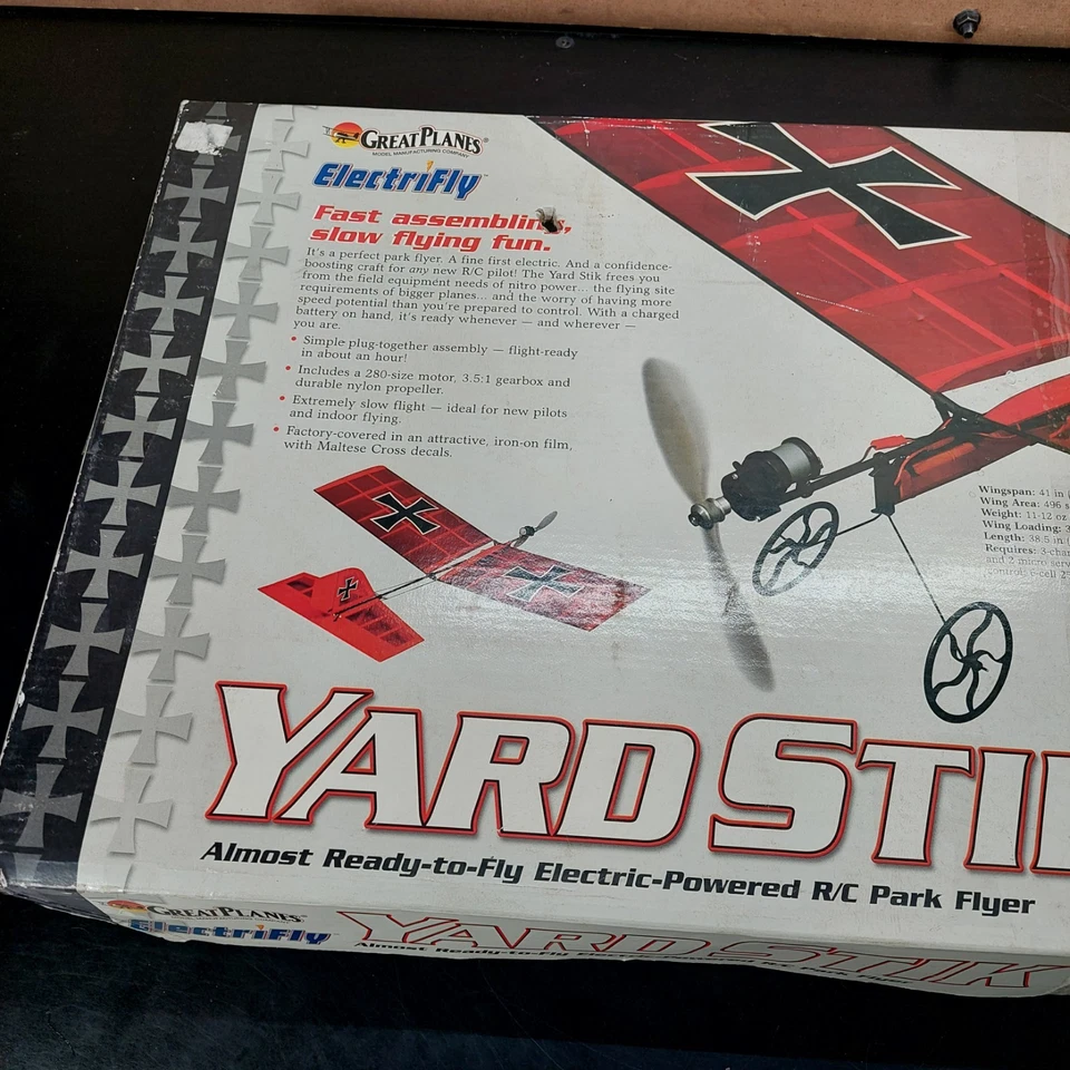 Great Planes Yard Stik Kit 41" envergadura avión RC nuevo Foto 2 de 4
