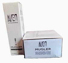Mugler Alien Extraintense EDP Refill 100ml Alien Body Cream 200ml Set BNIB
