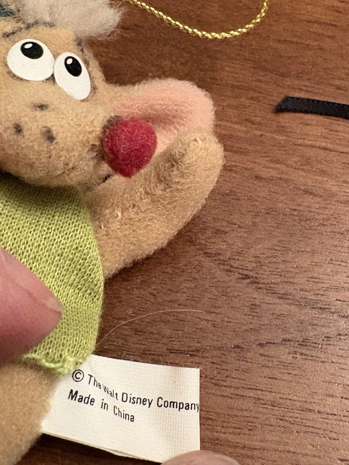 De colección 1987 Disney McDonald’s Cenicienta Ratones Gus Y Jaq Con Caja de Adornos Foto 2 de 2