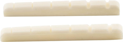 42mm Gekerbt Knochen Sattel Slotted E-Gitarre Bone Nut für Fender Strat/Tele, 42