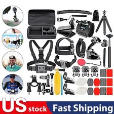 50 In 1 Accessories For Gopro 13 12 11 10 9 8 7 6 Bundle Chest Head Mount Biking