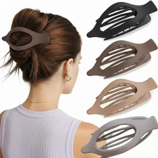 4-Pack Medium Duckbill Hair Clips for Women: French Non-Slip Strong Hold Hair Cl