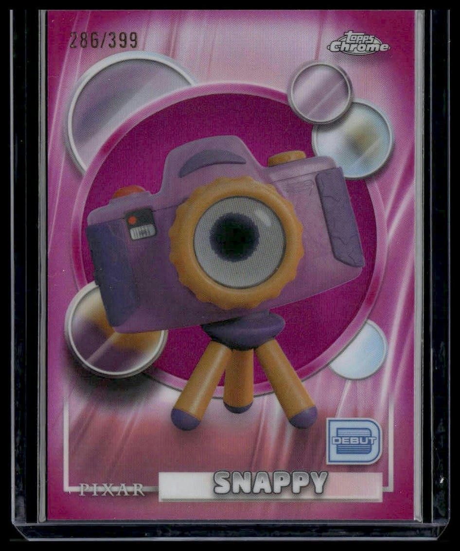 SNAPPY 2026 Topps Chrome Disney Magenta Refractor #/399