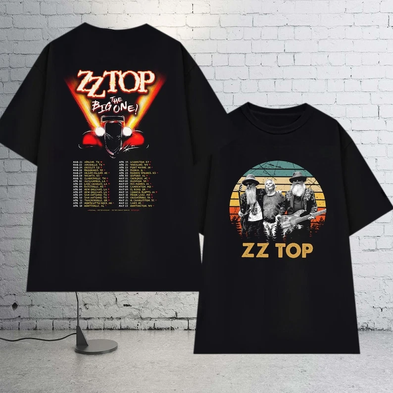 ZZ Top The Big One Tour T-Shirt, ZZ Top Band Tour 2026 Shirt Or