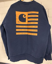 Carhartt WIP Sweatshirt Herren M dunkelblau P...