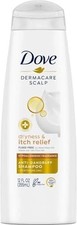 Dove DermaCare Scalp Anti-Dandruff Shampoo, Dryness and Itch Relief, 12 fl oz 0.75 per fl oz