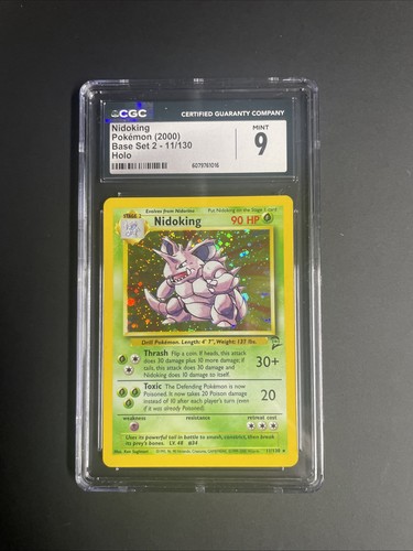 Nidoking graded CGC 9 for sale on eBay
