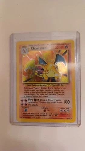 Pokémon TCG Base Set Charizard 4/102 Holo Rare