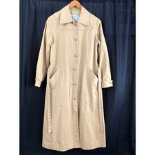Vintage 70s 80s London Fog Maincoat Trench Coat with Hood