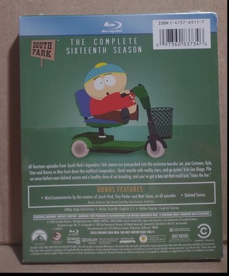 【中古】 South Park The Complete Sixteenth Season Blu-ray NEW - South Park: The Complete Sixteenth Season Blu-ray 2012