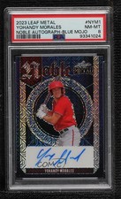 2023 Leaf Metal Noble Blue Mojo 5/6 Yohandy Morales #N-YM1 PSA 8 Auto 0c3e