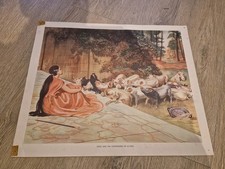Circe and the companions of Ulysses-40/50s Macmillan Vintage Educational Print