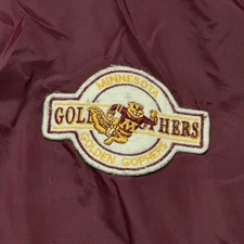 Vintage Chalk Line Minnesota Golden Gophers Jacket Men’s XL Maroon Satin Bomber