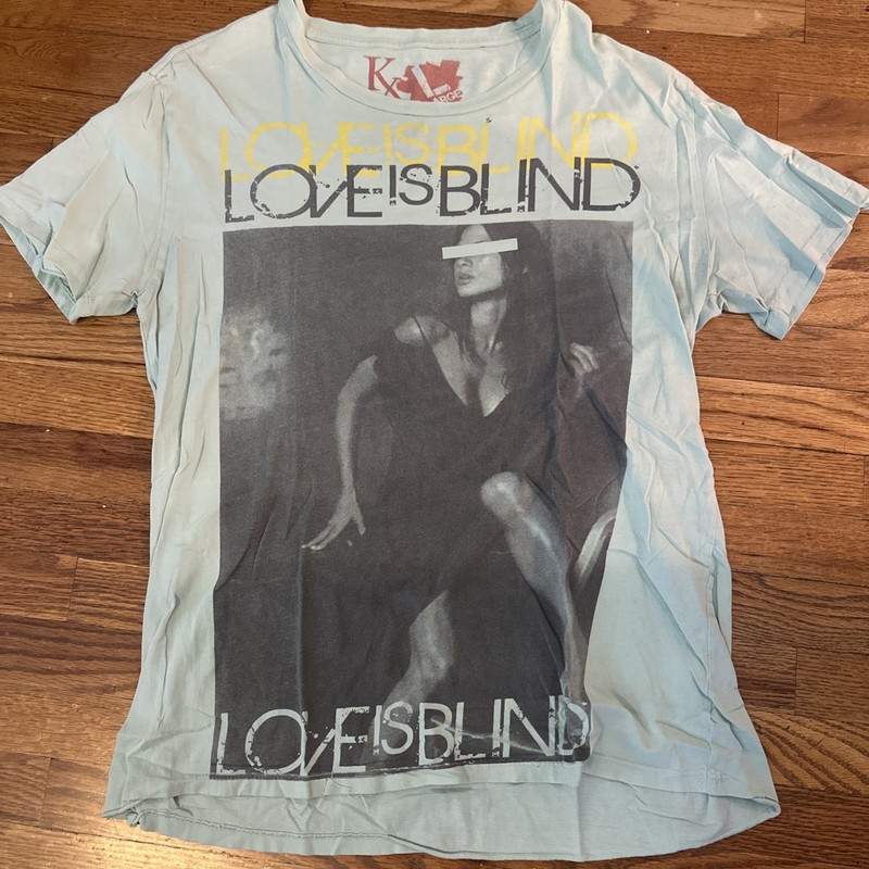 Kinetix Los Angeles Brand Love Is Blind Men’s Soft Tee Shirt LIB