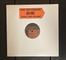 AC/DC Shake Your Foundations 12” Promo Single Record Is NM!