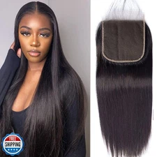 5x5 SKINLIKE Real HD Lace Closure 14 Inch Straight Human Hair Closure with Ti