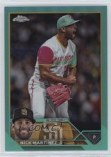 2023 Topps Chrome Update Aqua Refractor 155/199 Nick Martinez #USC166 ut4