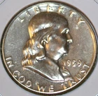 1959 Franklin Half Dollar - Proof