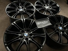 BMW MV2 135M 18” Alloy Wheels – GENUINE Gloss Black – Fresh Refurb