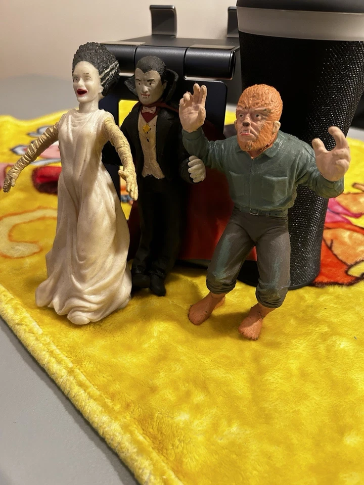 Lote de 5 figuras clásicas de monstruos de goma Imperial Toys Universal Studios 2005 Foto 2 de 4