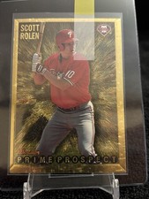 Scott Rolen RC 1995 Bowman Gold Foil Prime Prospects SP #271