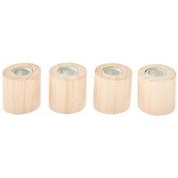 Mini Kerzenhalter Zylinder, 3 X 3 X 3 Cm, 4 StüCk, FSC 100% | 2024
