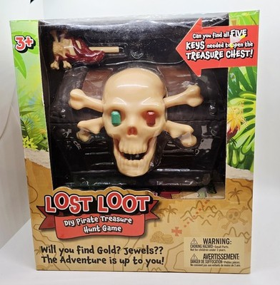 Lost Loot DIY Pirate Scavenger Hunt Card Game for Kids & Family - Can You Follow