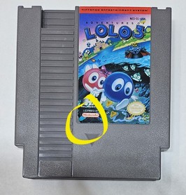 Cartucho de juego Adventures of Lolo 3 original Nintendo NES *probado* con funda
