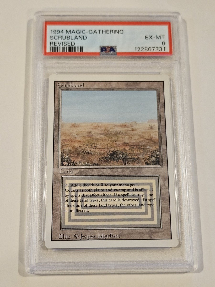 Scrubland【3ED】Steppa デュアルランド MTG Scrubland【3ED】Steppa デュアルランド MTG Steppa (Scrubland
