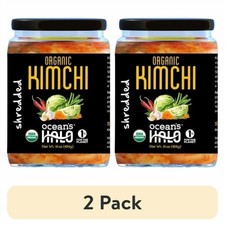  2 pack Ocean's Halo Organic Kimchi, Shelf Stable, 16 oz