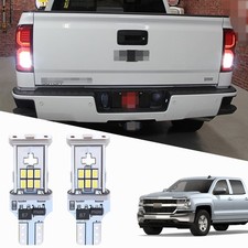 2pcs Bright 6000k White Led Backup Light Bulbs For Chevrolet Silverado 2015-2020 2pcs Bright 6000k White Led Backup Light Bulbs For Chevrolet Silverado 2015-2020