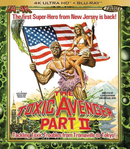 THE TOXIC AVENGER PART II (2 1989): NEW US RgFree 4K UHD + RgA BLU-RAY sp