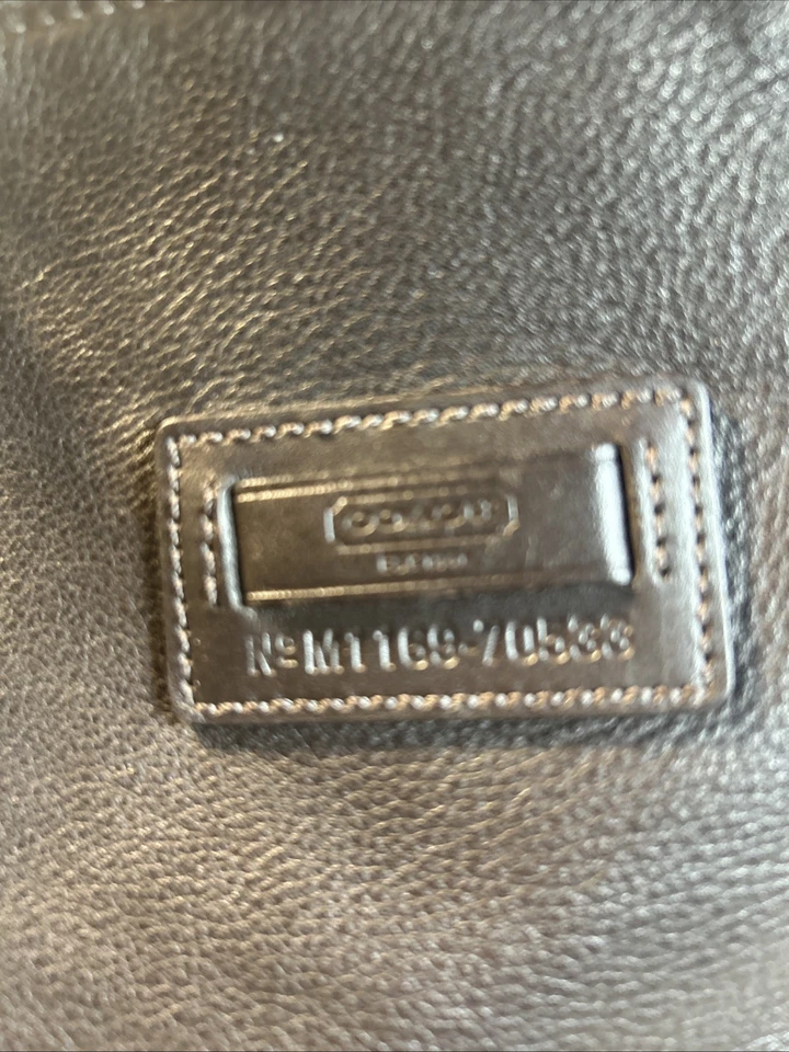 Coach Mens Backpack Y2K  Calf Leather  Large Brown Suede Bottom Soft! 17x11! - Image 2 of 4