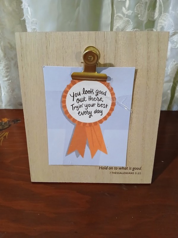 DaySpring Struggle Bus Inspirational Easel with 30 Art Print Cards teacher NEW