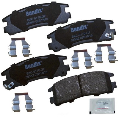 Disc Brake Pad Set-Priority One Ceramic BPR Bendix CFC383K2